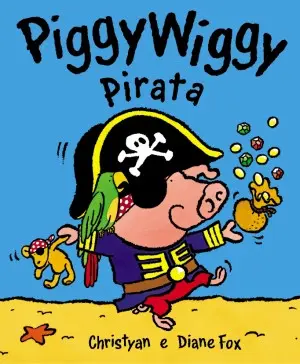 Capa do livro &laquo;Piggy Wiggy Pirata&raquo;