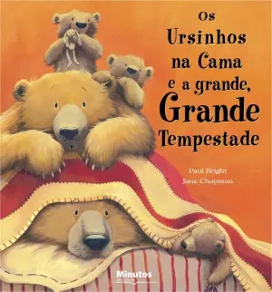 Capa do livro &laquo;Ursinhos na Cama e a grande, Grande Tempestade&raquo;