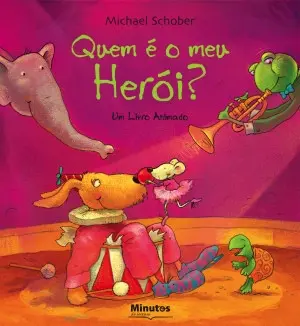 Capa do livro &laquo;Quem é o meu Herói?&raquo;