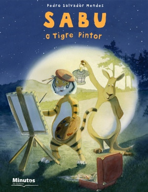Capa do livro «Sabu - O Tigre Pintor»