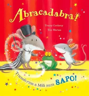Capa do livro &laquo;Abracadabra! - Transforma a Mili num Sapo!&raquo;