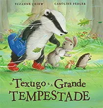 Capa do livro &laquo;O Texugo e a Grande Tempestade&raquo;