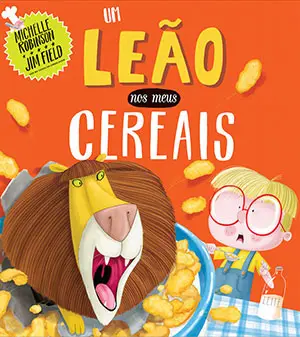 Capa do livro &laquo;Um Leão nos meus Cereais&raquo;