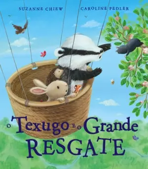 Capa do livro &laquo;O Texugo e o Grande Resgate&raquo;