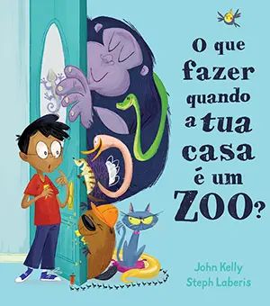 Capa do livro &laquo;O que fazer quando a tua casa é um Zoo?&raquo;