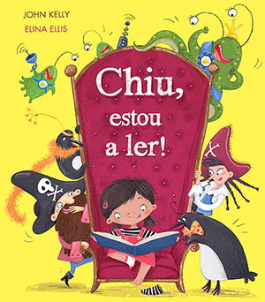 Capa do livro «Chiu, estou a ler!»