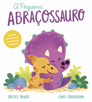 Capa do livro «A Pequena Abraçossauro»